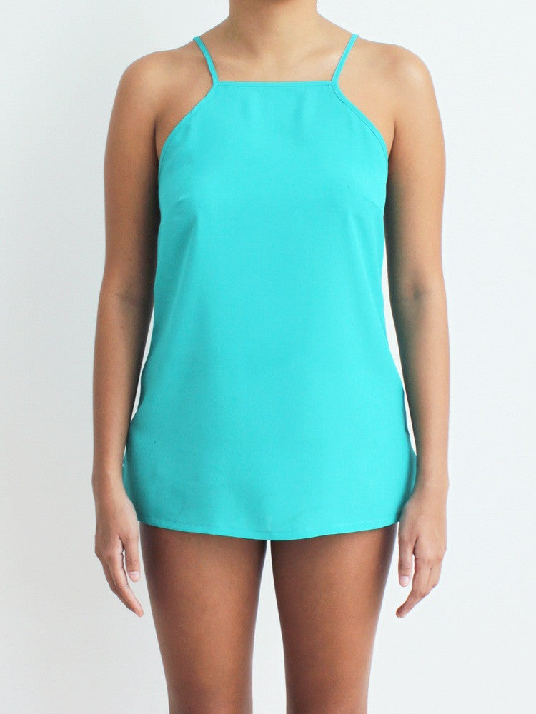 Lea Halter Cami (Teal)