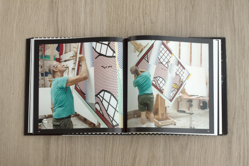 Roy Lichtenstein in His Studio