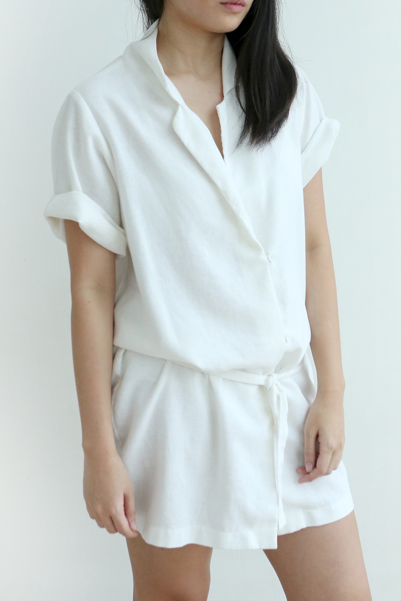 Linen Collared Tunic