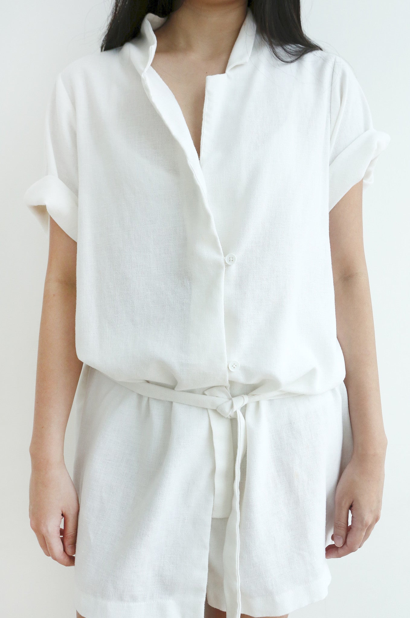 Linen Collared Tunic