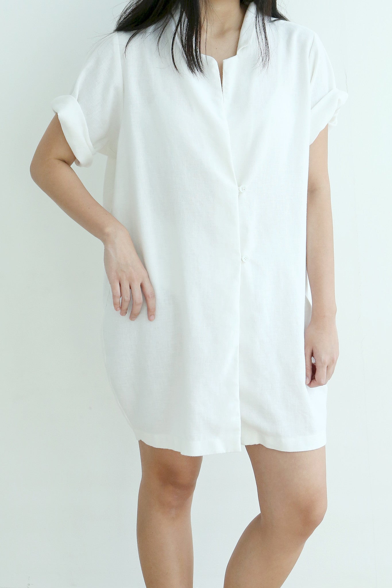 Linen Collared Tunic